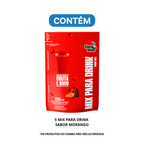 Kit Mix Para Drink De Morango Coco Leve 200ml 5 Unidades