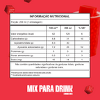 Kit Mix Para Drinks Coco Leve 200ml: 2un Uva Verde + 2un Maracujá + 1un Morango